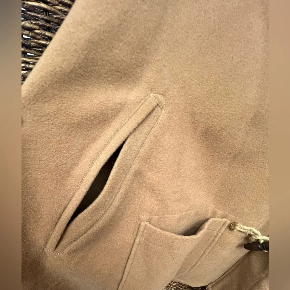 Ralph Lauren Camel Wool Blend Toggle Closure Cape- Youth, Large‎ (12/14)